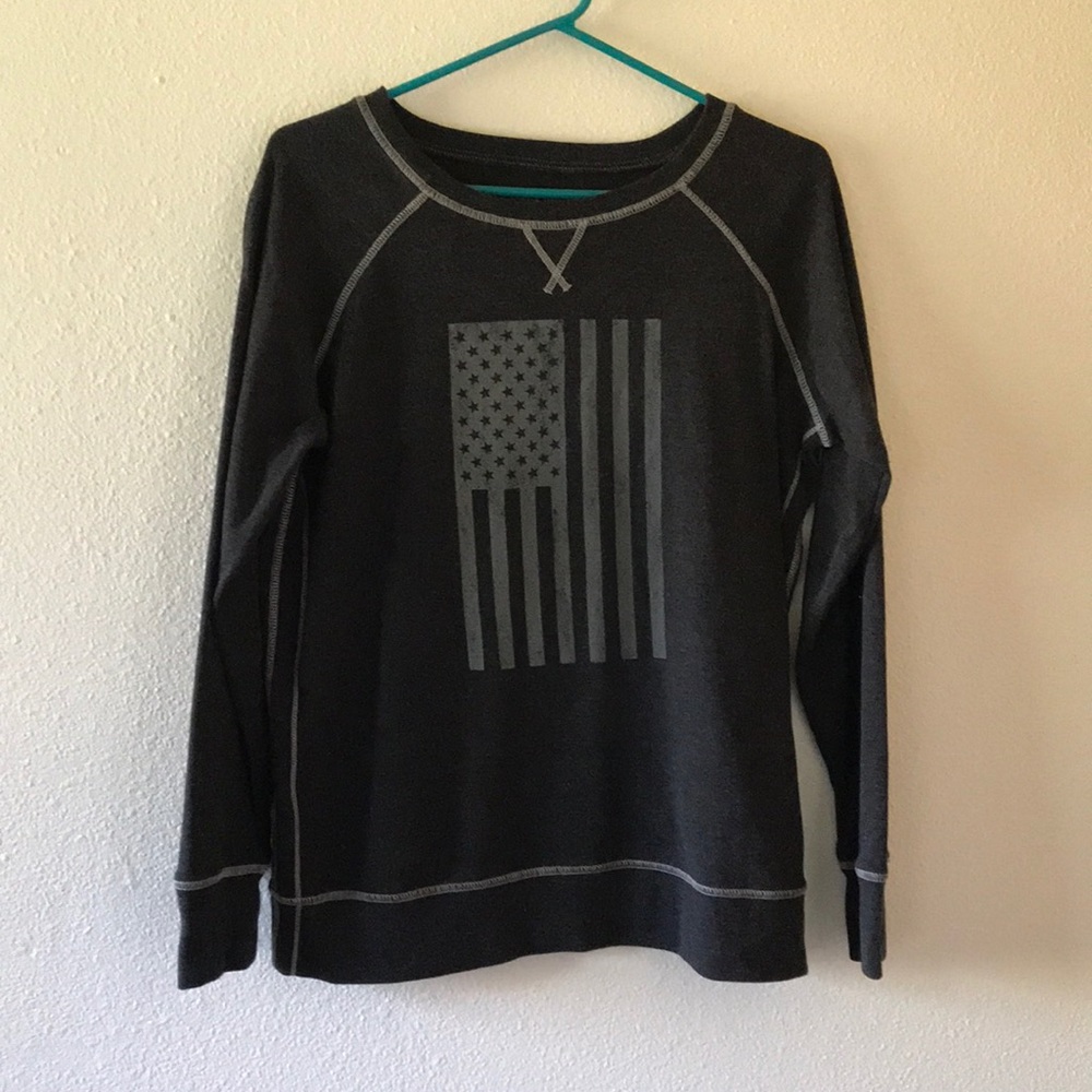 Eddie Bauer American Flag Sweater/Sweatshirt